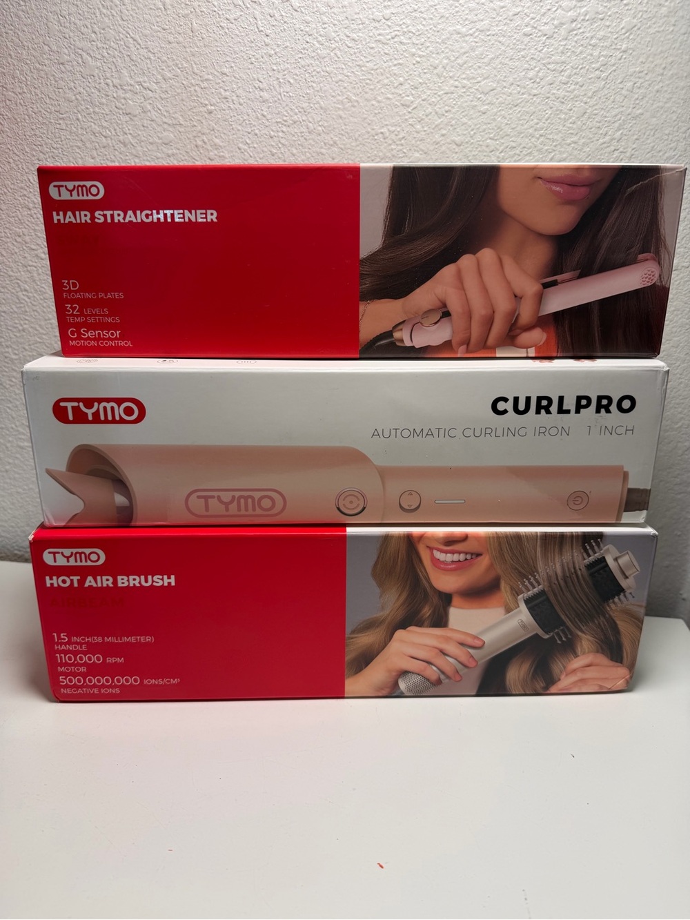 Tymo set of 3 hair tools brand new